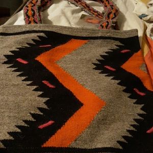 Peruvian tribal totebag